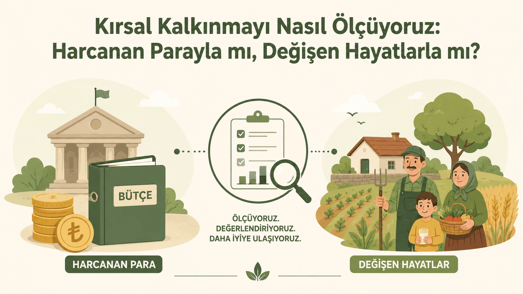 Kırsal Kalkınmayı Nasıl Ölçüyoruz: Harcanan Parayla mı, Değişen Hayatlarla mı?