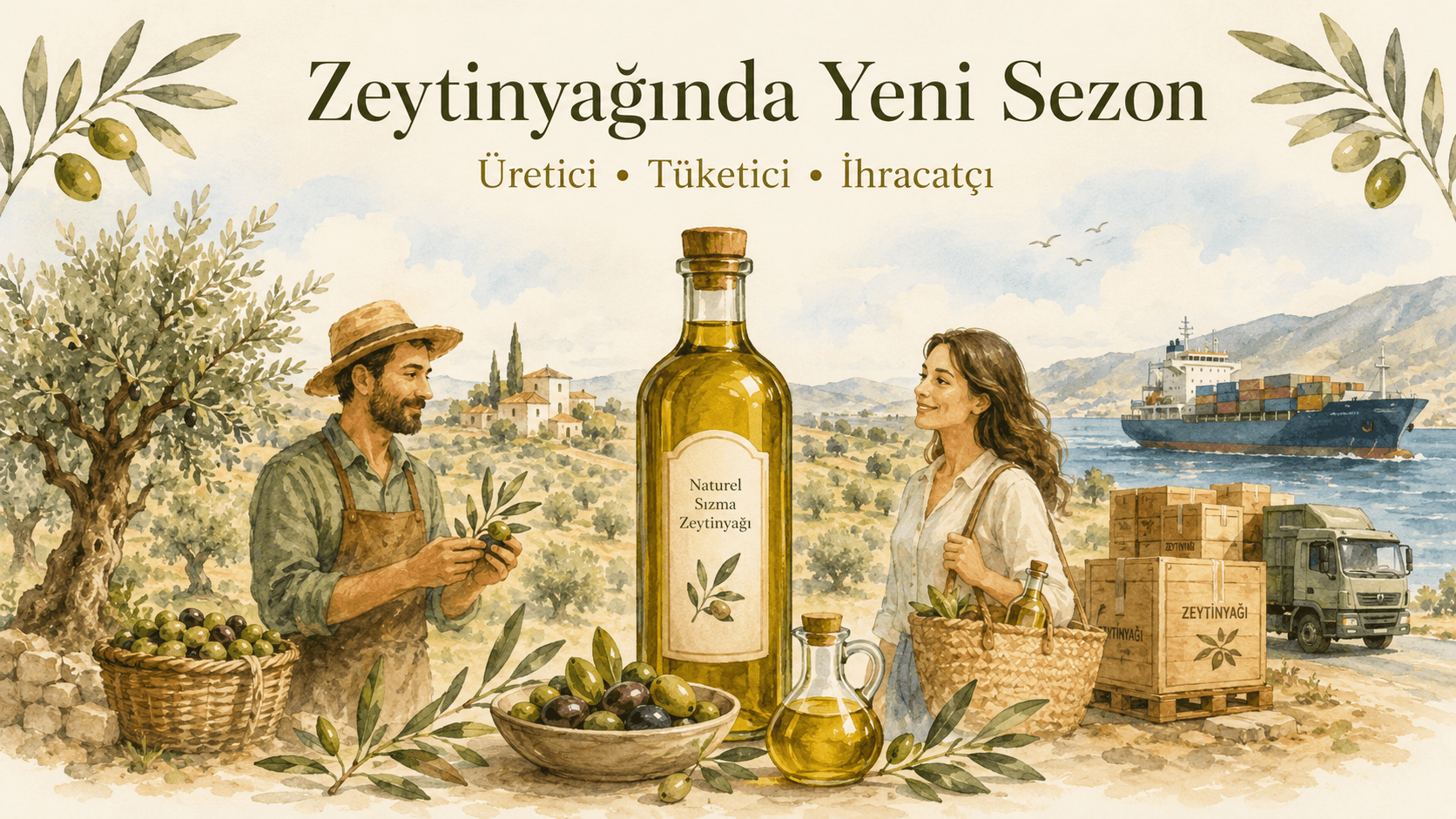 Zeytinyağında Yeni Sezon Yaklaşırken Asıl Soru: Üretici mi, Tüketici mi, İhracatçı mı Kazanacak?
